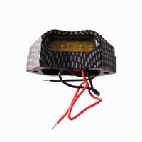 Luce targa moto effetto carbonio