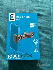 Supporto cellulare per poggiateste auto.