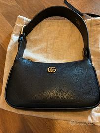 Borsa Aphodite mini in pelle nera Gucci