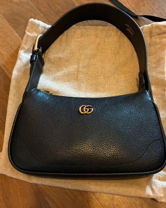 Borsa Aphodite mini in pelle nera Gucci
