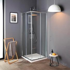 Box Doccia 80x80 cristallo trasparente 4mm