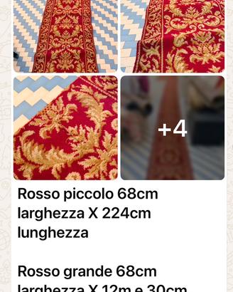 Tappeto lungo da corridoio o scala