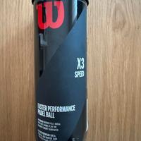 Tubo 3 palle Wilson Faster Performance Padel Ball