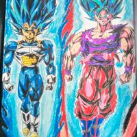 Goku e vegeta Super sayan blue 