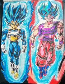 Goku e vegeta Super sayan blue 