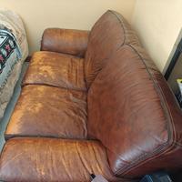 Divano in pelle vintage 
