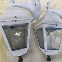 Lampioncini: EOLO LAMPADA DA ESTERN.DOWN BIANCA