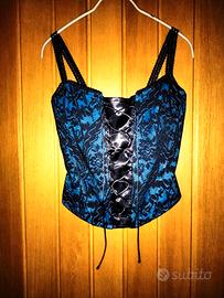 CORSETTO BUSTINO PIZZO/RASO CON LACCI  *NUOVO*