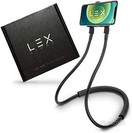 Porta smartphone da collo, dotato di braccio piegh