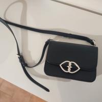 Motivi borsetta a tracolla nera originale da donna