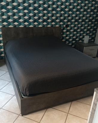 letto con contenitore 