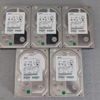 5 x hard disk Hitachi HGST 3TB SAS