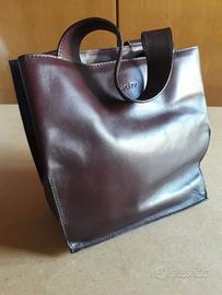 Mini borsa color borgogna DKNY