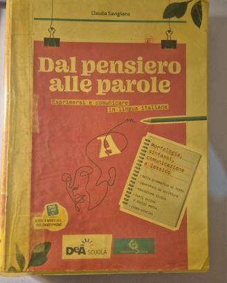 libro italiano Dal pensiero alle parole
