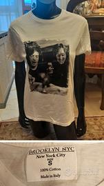 T-shirt maniche corte,S, Mick Jagger & John Lennon