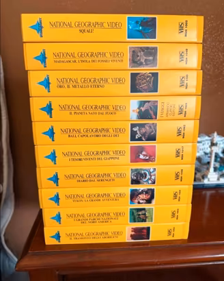 10 VHS National Geographic Video  su curiosità mon