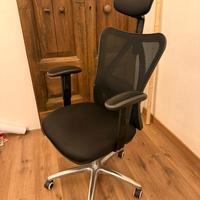 Sedia ergonomica d’ufficio Sihoo con ruote