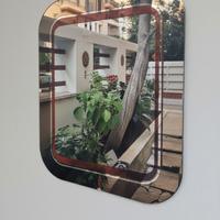 Specchio originale anni 70 design Space Age