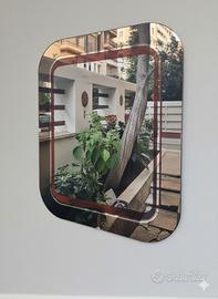 Specchio originale anni 70 design Space Age