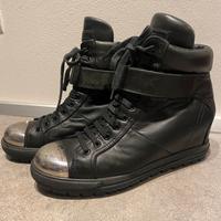 Sneakers Bikers Anfibi in pelle Miu Miu taglia 39