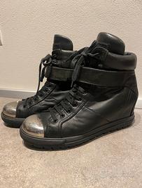 Sneakers Bikers Anfibi in pelle Miu Miu taglia 39