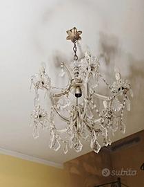 🕰️✨Lampadario Vintage in Cristallo 🕯️