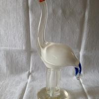 Grande Airone in vetro di Murano anni '50/'60