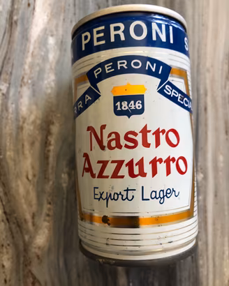 Lattina di birra Peroni 34 cl.