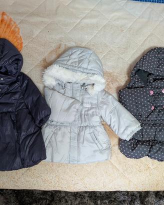 giubbini bimba 12 e 18 mesi