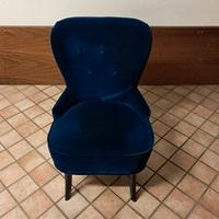 Poltroncine in velluto blu