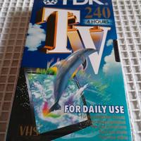 Vhs vergine Tdk TV 240 minuti Nuova 