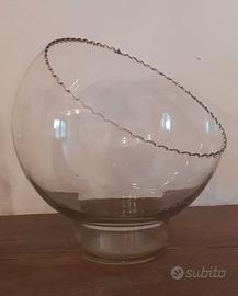 Boccia in vetro soffiato vintage