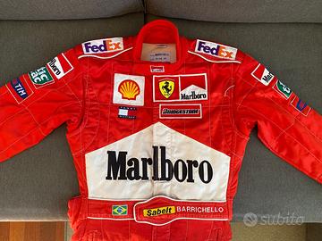 Tuta ferrari f1 barrichello gp san marino 2001