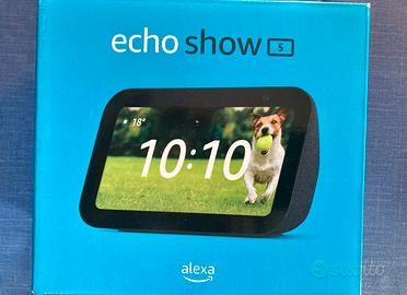 Amazon Echo Show 5 (Gen 3) Nero-Alexa-NUOVO!