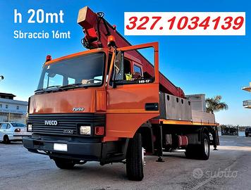 PIATTAFORMA AEREA IVECO 145-17 CESTELLO H. 20MT - 