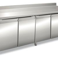 Retro Banco  frigo Ristorante 4 porte con alzatina