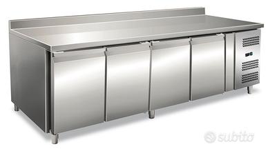 Retro Banco  frigo Ristorante 4 porte con alzatina