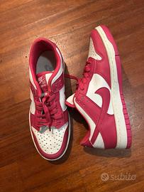 Nike SB Dunk Low rosa e bianche – taglia 40