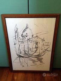 Quadro con Venezia di Lamberto Lamberti