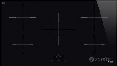 Piano cottura Smeg a induzione 90 cm nero