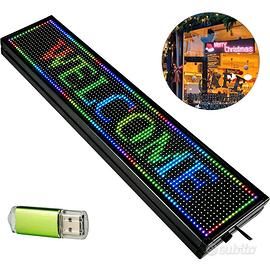  Insegne Luminose 40 x 8 pollic Pollici LED Pubbli