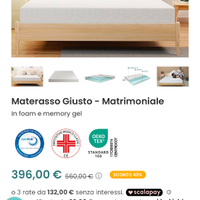 Materasso matrimoniale