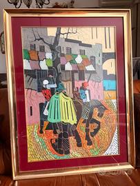 Marcello Piacentini,Rientro dai campi,Olio su tela