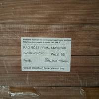 27 mq Parquet massello di palissandro prima scelta