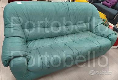 Codice: 8946 DIVANO N.3 POSTI STILE VINTAGE IN PE