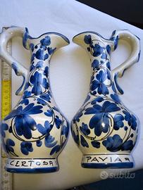 Coppia anfore Amaro Certosa di Pavia ,anni ‘60