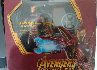 irona man figure mark 50 weapon set