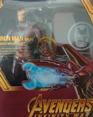 irona man figure mark 50 weapon set