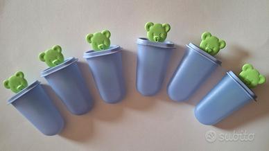 6 stampi per ghiaccioli Tupperware 