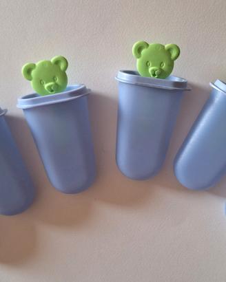 6 stampi per ghiaccioli Tupperware 